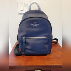 Kate Spade Medium Backpack in Blazer Blue NWT